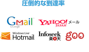 圧倒的な到達率