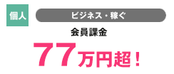 【個人】家庭・暮らし オンライン物販　145万円超！